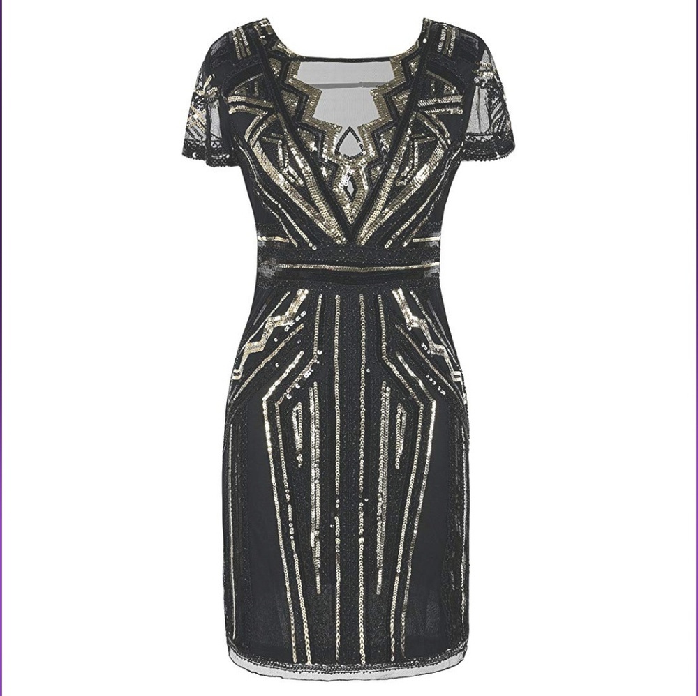 1920's Gatsby style sequin dress